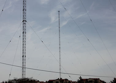 Struktur Baja Sudut Menara Pelindung Batang Petir, Hot Dip Galvanisasi Struktur Menara Baja