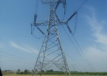 220KV ASTM A572 Angular Powerline Pylons Listrik