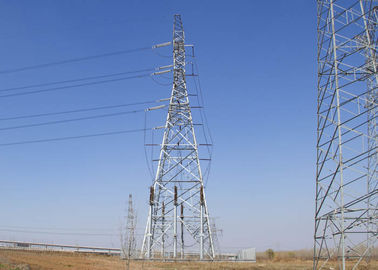 Overhead Transmission Line Steel Tower,  Dead End Cable Tower for Power Transmission Line