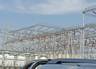 Struktur Gardu Transmisi Daya 230KV Kekuatan Tinggi Mudah Dipasang
