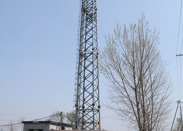 60m Self Supporting Lattice Steel Towers Three Legged For Telecommunication