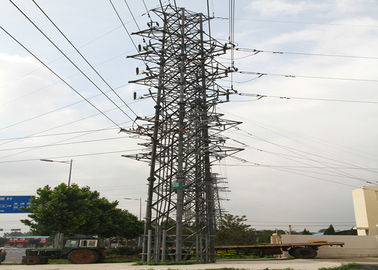 110KV Steel Tubular Tower Hign Tensile Steel Q420 / Q345B Material Long Lifetime