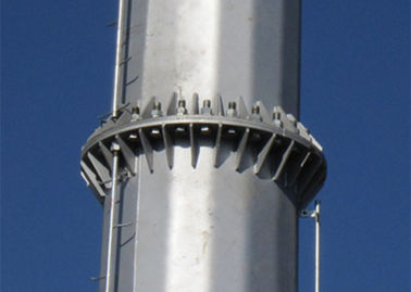 Menara Transmisi Terminal Tubular, Flange Connection Electric Power Tower