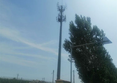 ASTM A123 Menara Baja Telekomunikasi Monopole Galvanis