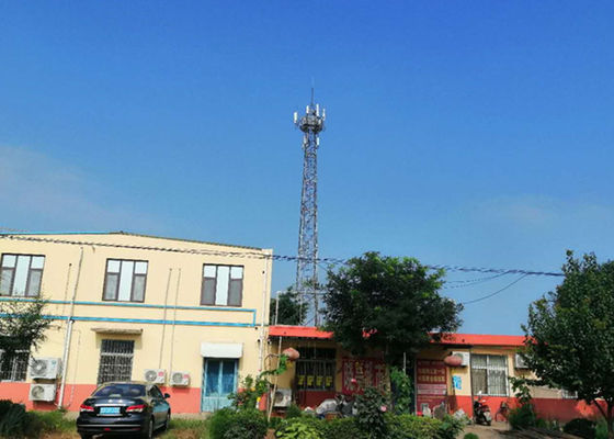 ASTM A123 Q355B HDG Self Supporting Lattice Tower